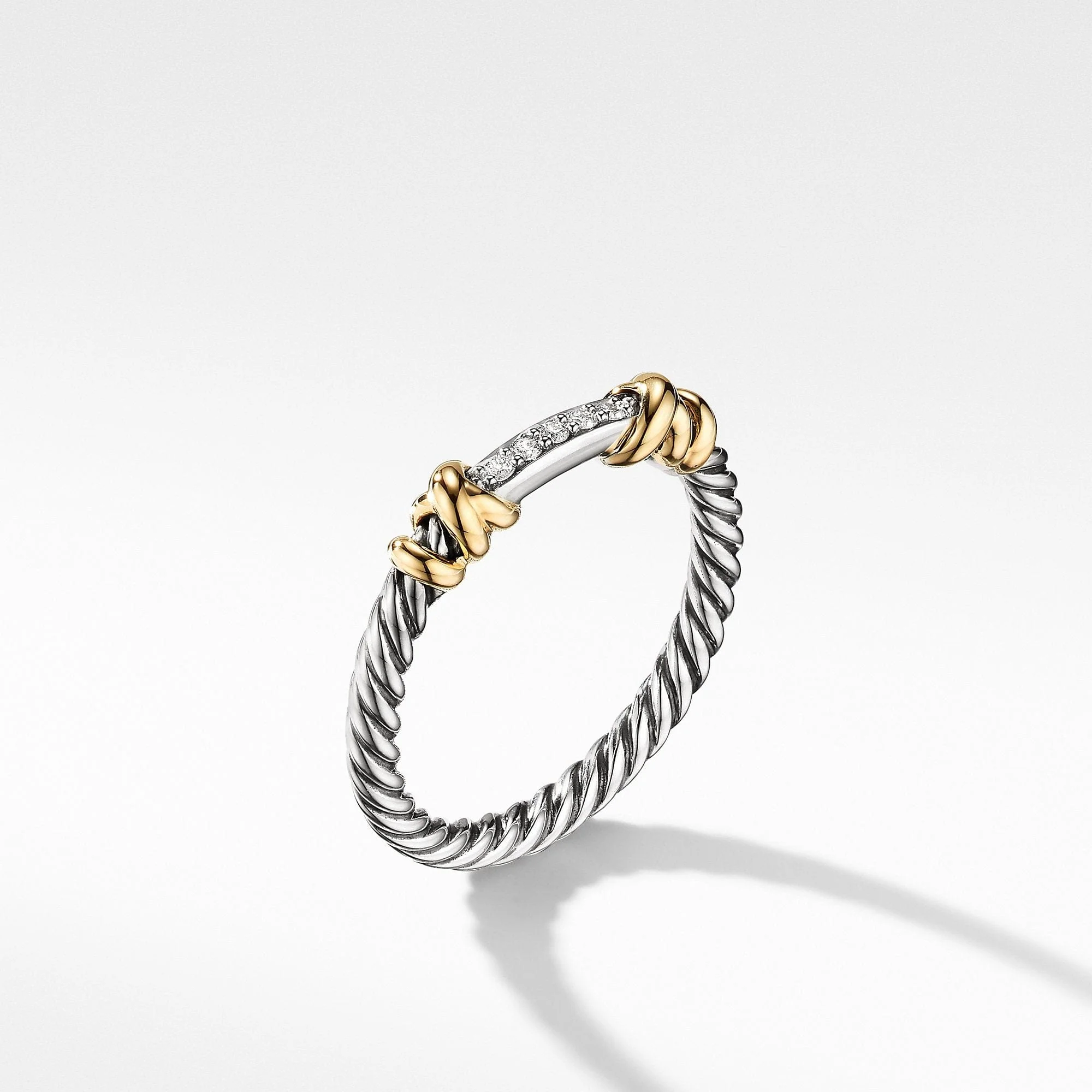Petite Helena Wrap Ring with 18K Yellow Gold and Diamonds - Image 3